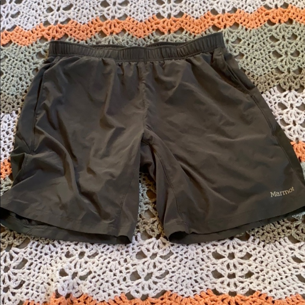 • Marmot • men’s grey workout shorts